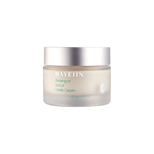 HAYEJIN | Blessing of Sprout Vitality Cream - Firming cream contains the power of tenacious sprouts that restore skin’s resistance and richly moisturize it. Protects skin from negative externalities. 