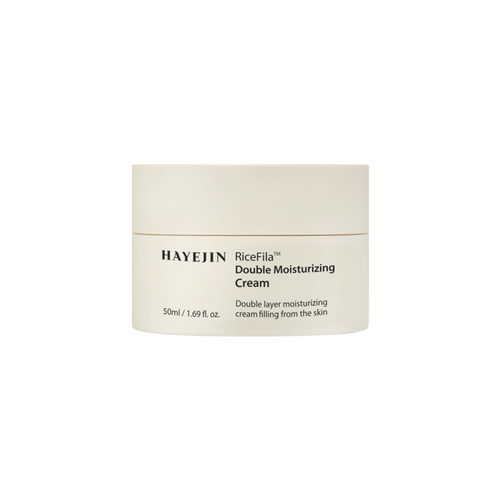 HAYEJIN | RiceFila™ Doulble Moisture Cream - Powerful moisturizing cream, containing the 5 layer-hyaluronic acid, deeply moisturizes skin and strengthens damaged corneous cells. 