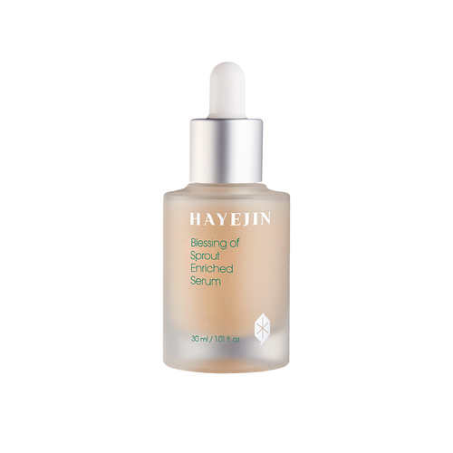 HAYEJIN | Blessing of Sprout Enriched Serum - Gentle silk serum with concentrated seed nutrients, provides anti-wrinkle protection and beautifies the skin. Quickly absorbs