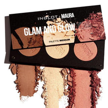 Load image into Gallery viewer, INGLOT X MAURA Glam &amp; Glow Trio Palettes | Medium
